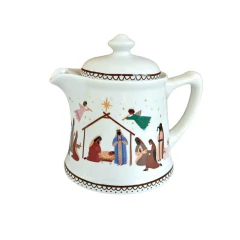 Cafeteira de Porcelana Noite Feliz