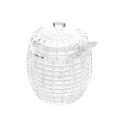 Açucareiro com Tampa e Colher Cristal Tress 210ml