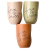 Trio de Copos em Porcelana Love 350ml