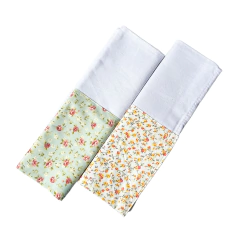 Dupla Pano de Prato Floral