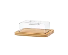 Manteigueira Bambu com Tampa 20cm (TBBU-047)