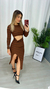 Vestido Midi canelado - comprar online