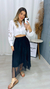 Saia em tule plissada - comprar online