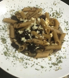 Massa Penne com Mix de cogumelos na internet
