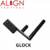 APOIO DE DEDO/GAS PEDAL ALIGN TACTICAL P/ GLOCK GEN 1-5 - comprar online