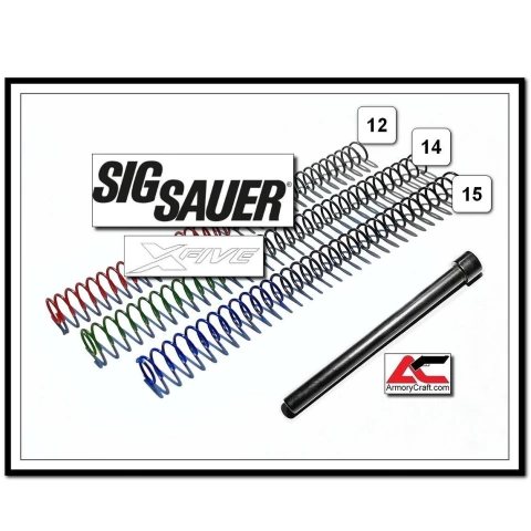 Guia de Mola e Kit de Molas Recuperadoras Armory Craft p/ Sig P320 - X5 - XFIVE