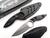 Faca EDC de Lâmina Fixa - 4mm - Full Tang - Montagem Horizontal/Vertical - comprar online