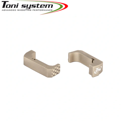 Retém Estendido do Carregador Glock Gen 4/5/6 - Toni System - FDE