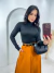 Blusa manga longa cacharrel tricot na internet