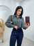 Camisa social cinza