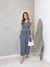 Conjunto Blusa e Saia Cinza Chumbo - Style