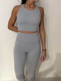 SET GRIS PERLA (piel de durazno) - pawa.oficial