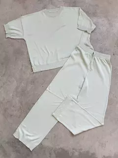 Pantalón tejido (BEIGE/NEGRO/BLANCO) en internet