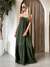 Vestido Luiza Verde Oliva - La vie store