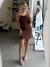 Vestido Loli Marrom - comprar online