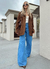 Blazer Olga Marrom - loja online