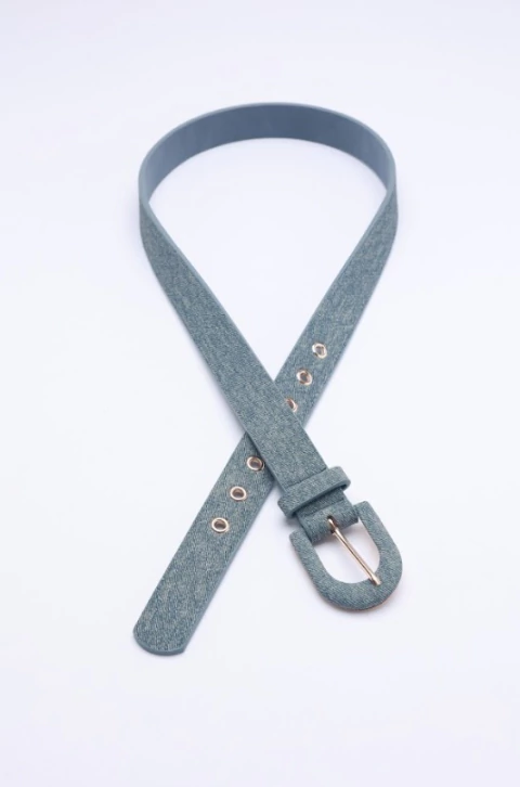 Cinto Jeans Fivela Encapada