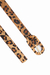 Cinto Fino Animal Print Fivela Em Metal Encapada - comprar online