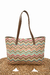 Bolsa Colorida Inspiração Palha