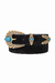Cinto Couro Vintage Pedradia - Luz Camila