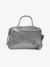 Bolsa De Couro Baú Metalizada