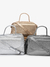 Bolsa De Couro Baú Metalizada