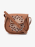 Bolsa De Couro Detalhe Bordado 