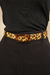 Cinto Animal Print Fivela Em Resina 