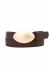 Cinto Fivela Oval Gold