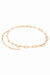 Cinto de Corrente Detalhado Dourado - comprar online