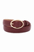 Cinto De Couro Fivela Gold