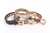 Cinto Com Apliques Em Ilhós Fivela Em Metal Dourado - loja online