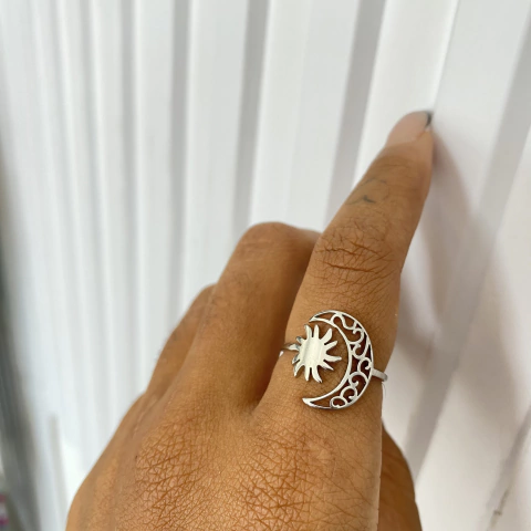 Anel sol e lua - comprar online