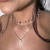 choker ametista - Emi acessórios