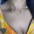 choker concha e estrela do mar