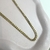 Colar corrente lisa 70 cm dourada - comprar online