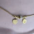 Pulseira rabo de rato coração, pingentes e strass dourada - Emi acessórios