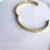 bracelete coração e ponto de luz dourado