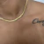 colar choker corrente detalhada dourado - comprar online
