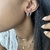Argola click strass - comprar online