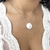 colar minguante lua strass