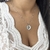 colar minguante lua strass - comprar online