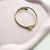 bracelete dourado coração - comprar online