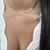 choker seta dourado
