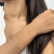 bracelete 2 fios regulável