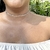 choker medalha detalhes