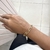 Pulseira corrente g dourada