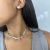 conjunto choker fita corações