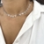 Choker corações vazados na internet