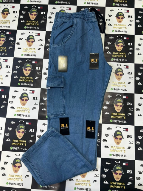 Calça Cargo - Jeans Clara